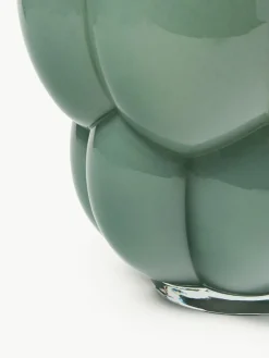 Mundgeblasene Glas-Vase Uva, H 28 cm