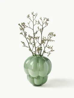 Mundgeblasene Glas-Vase Uva, H 35 cm