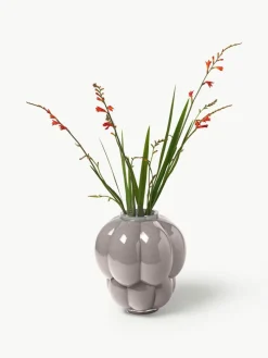 Mundgeblasene Glas-Vase Uva, H 28 cm