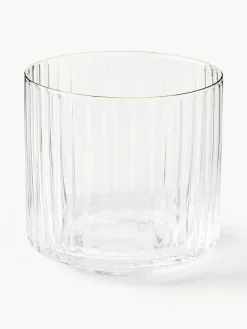 Mundgeblasene Karaffe Aleo mit Wassergläsern, 5er-Set