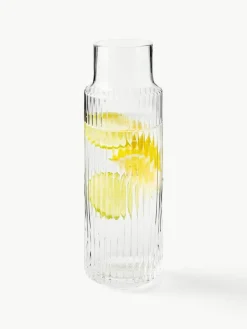 Mundgeblasene Karaffe Aleo mit Wassergläsern, 5er-Set