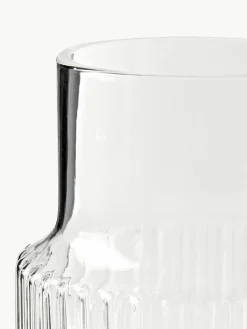 Mundgeblasene Karaffe Aleo mit Wassergläsern, 5er-Set