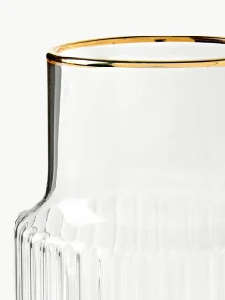 Mundgeblasene Karaffe Aleo mit Wassergläsern, 5er-Set