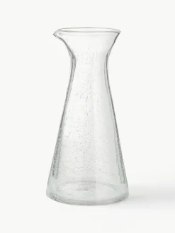 Mundgeblasene Karaffe Bubble mit dekorativen Luftbläschen, 800 ml