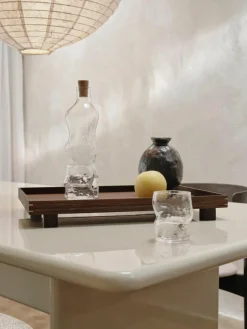 Mundgeblasene Karaffe Dimple, 1 L