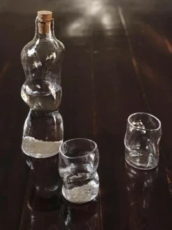 Mundgeblasene Karaffe Dimple, 1 L