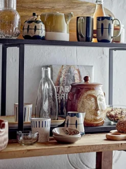 Mundgeblasene Karaffe Lenka in organischer Form, 500 ml