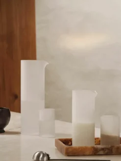 Mundgeblasene Karaffe Ripple mit Rillenrelief, 1.1 L