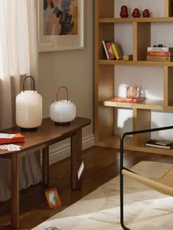 Mundgeblasene Laterne Lumino, H 26 cm