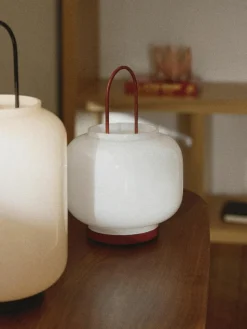 Mundgeblasene Laterne Lumino, H 26 cm