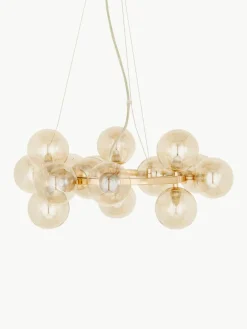 Mundgeblasene LED-Pendelleuchte Splendor