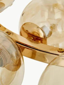 Mundgeblasene LED-Pendelleuchte Splendor