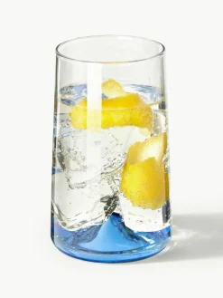 Mundgeblasene Longdrinkgläser Hadley, 4 Stück