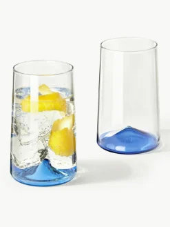 Mundgeblasene Longdrinkgläser Hadley, 4 Stück