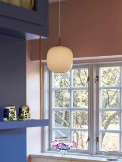 Mundgeblasene Pendelleuchte VL45 Radiohus, in verschiedenen Größen