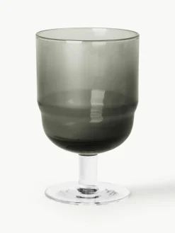 Mundgeblasene Rotweingläser Nordic Bistro, 4 Stück