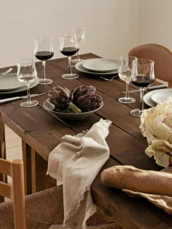 Mundgeblasene Rotweingläser Limfjord, 4 Stück