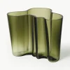 Mundgeblasene Vase Alvar Aalto, H 16 cm