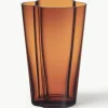 Mundgeblasene Vase Alvar Aalto, H 22 cm