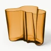 Mundgeblasene Vase Alvar Aalto, H 16 cm