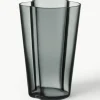 Mundgeblasene Vase Alvar Aalto, H 22 cm
