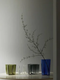 Mundgeblasene Vase Alvar Aalto, H 16 cm