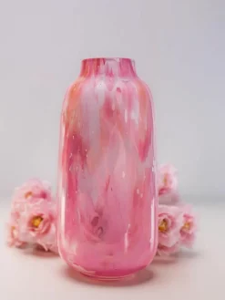 Mundgeblasene Vase Meadows, H 26 cm