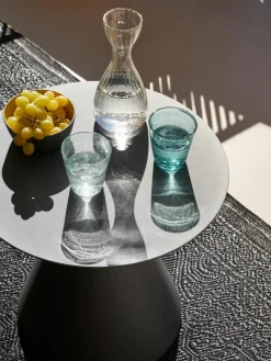 Mundgeblasene Wassergläser Cancun mit Luftbläschen, 6er-Set