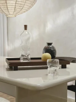 Mundgeblasene Wassergläser Dimple, 2er-Set