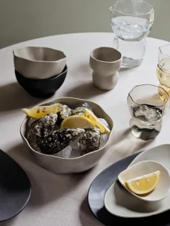 Mundgeblasene Wassergläser Limfjord, 4 Stück