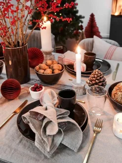 Mundgeblasene Wassergläser Bubble mit dekorativen Luftbläschen, 4 Stück