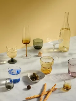 Mundgeblasene Wassergläser Nordic Bistro, 4 Stück