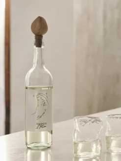 Mundgeblasene Wassergläser Dimple, 2er-Set