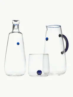 Mundgeblasene Wassergläser Bilia aus Borosilikatglas, 6 Stück