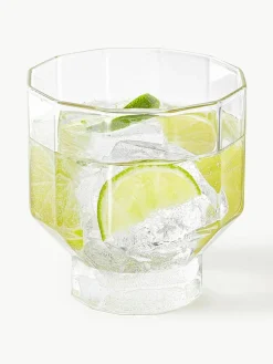 Mundgeblasene Wassergläser Angoli, 4 Stück