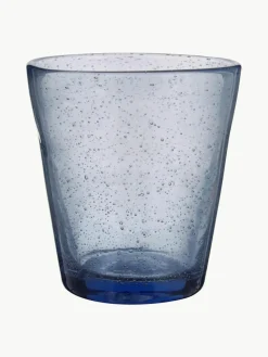 Mundgeblasene Wassergläser Cancun mit Luftbläschen, 6er-Set