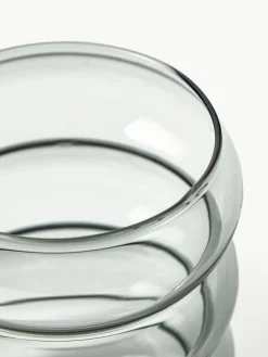 Mundgeblasene Wassergläser Bubbly, 4 Stück