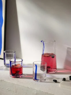 Mundgeblasene Wassergläser Taha, 4er-Set