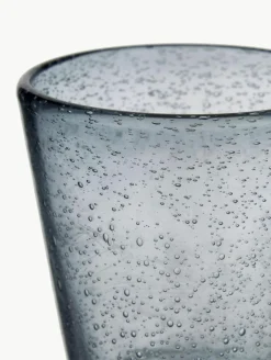 Mundgeblasene Wassergläser Cancun mit Luftbläschen, 6er-Set