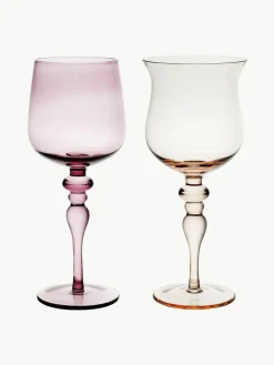 Mundgeblasene Weingläser Diseguale, 6er-Set