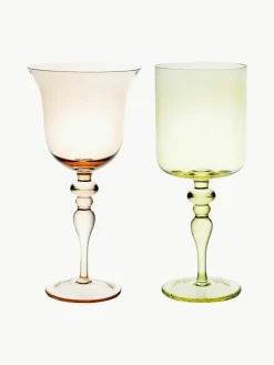 Mundgeblasene Weingläser Diseguale, 6er-Set