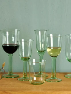 Mundgeblasene Weißweingläser Corsica, 6 Stück