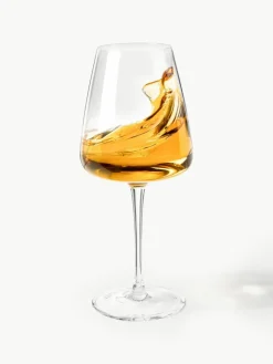 Mundgeblasene Weißweingläser Ellery, 4 Stück