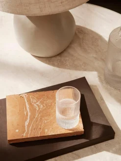 Mundgeblasener Deckel Ripple für Karaffe