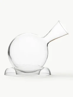 Mundgeblasener Kristall-Dekanter Vulkanos Earth, 750 ml