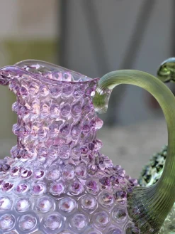 Mundgeblasener Krug Hobnail, 2 L