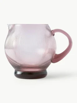 Mundgeblasener Krug Pum mit Rillenstruktur, 2 L