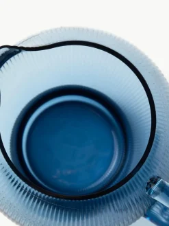 Mundgeblasener Krug Pum mit Rillenstruktur, 2 L