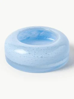 Mundgeblasenes Deko-Tablett Dylla mit Luftbläschen