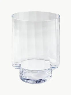 Mundgeblasenes Windlicht Tagliare, H 35 cm